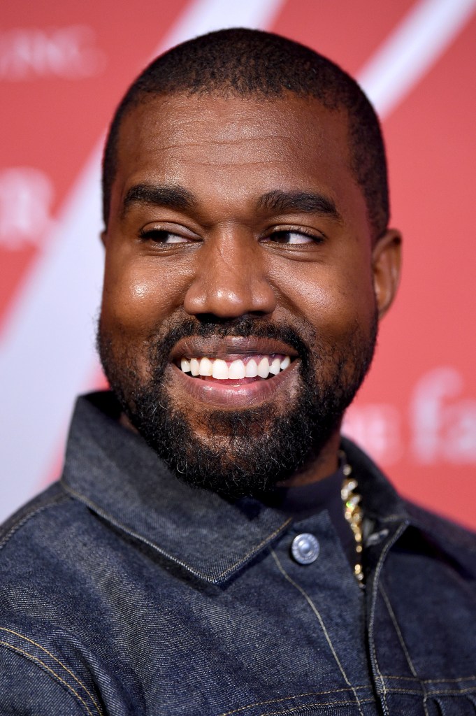 Kanye West Wearing Denim Jacket