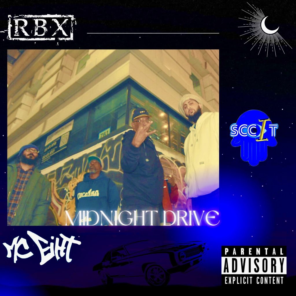 RBX and MC Eiht 'Midnight Drive' Album Cover