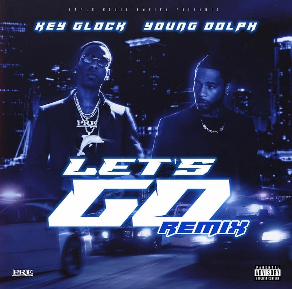 Key Glock ft. Young Dolph “Let’s Go (Remix)” cover art