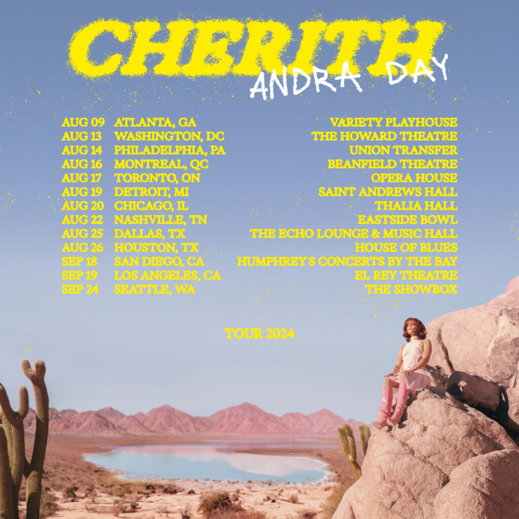 Andra Day Cherith 2024 Tour Dates