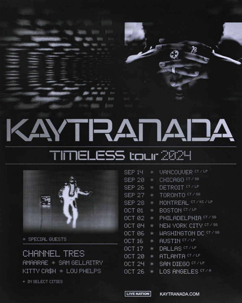 Kaytranda's Timeless Tour poster.