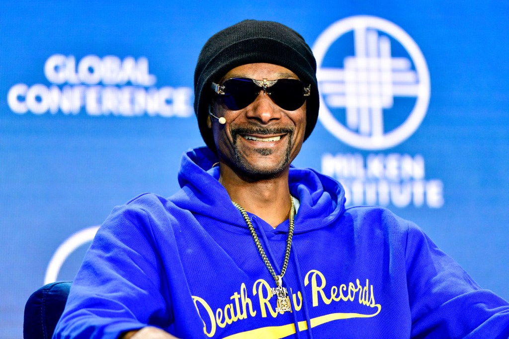 Snoop Dogg Wearing Death Row Records Hoodie