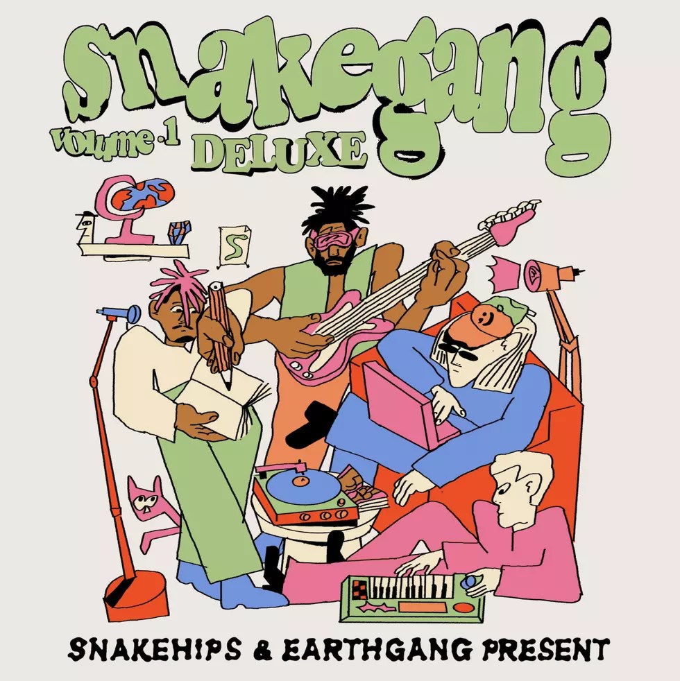 Earthgang & Snakeships 'SNAKEGANG EP Volume 1 (Deluxe)' Album Cover