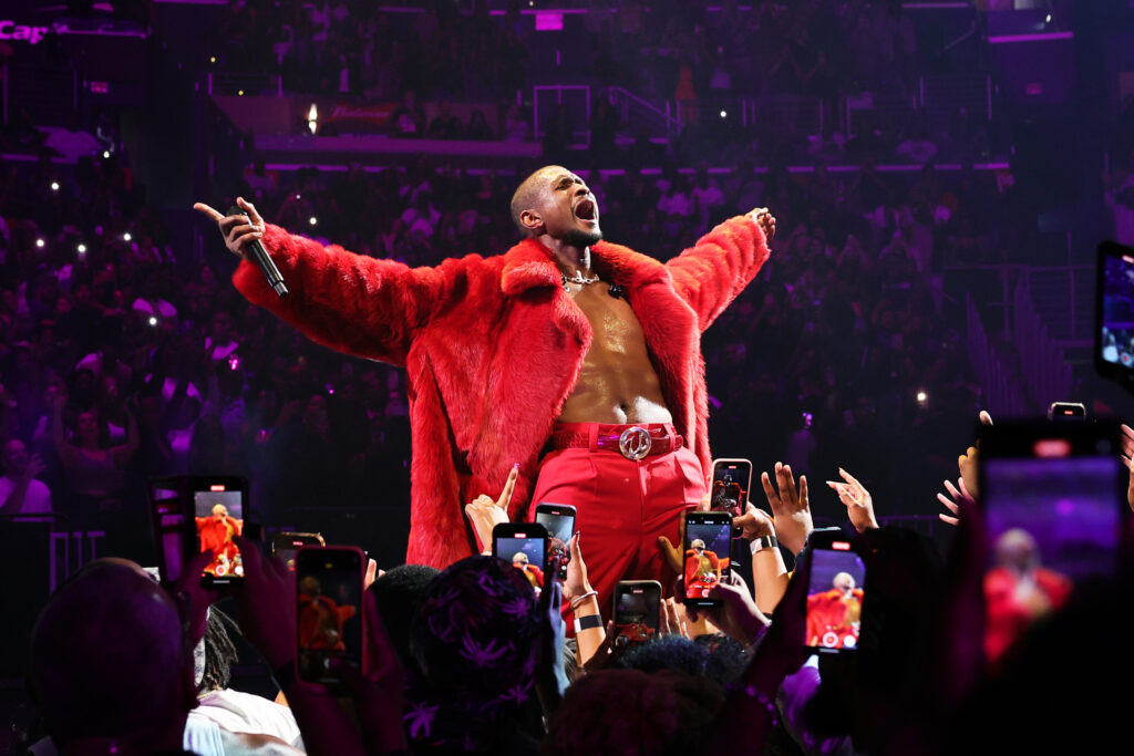 Usher at the opening night of his Past Present Future Tour at Capital One Arena in Washington, D.C.