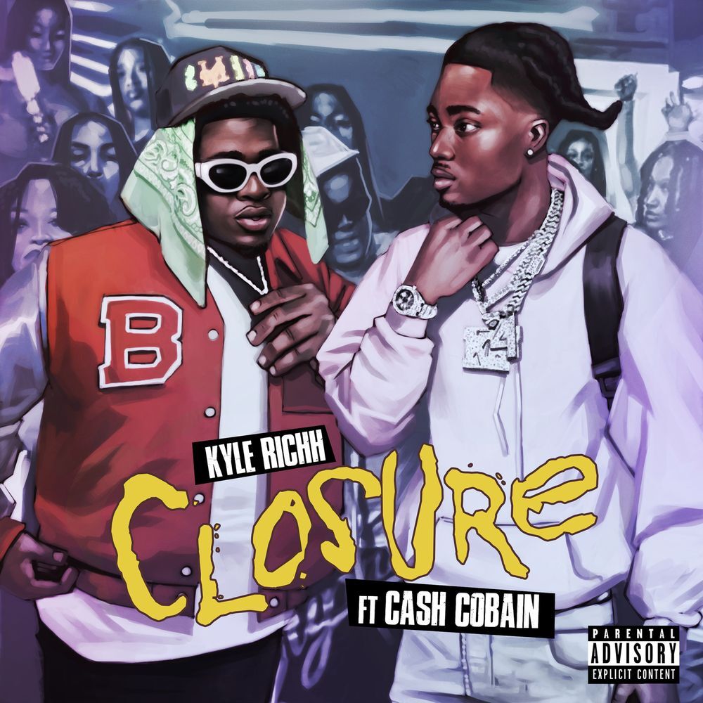 41, Kyle Richh & Cash Cobain “Closure” cover art