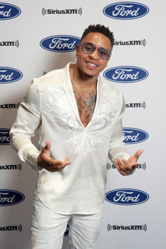 Rotimi attends the SiriusXM's Heart & Soul Channel broadcasts live from Essence Festival on July 01, 2022 in New Orleans, Louisiana.