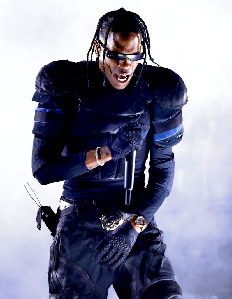 Travis Scott performing