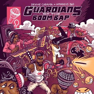 Amadeus 360, Devine Carama - 'Guardians of the Boom Bap' Cover Art