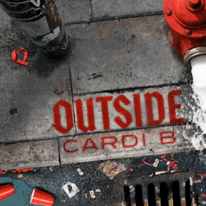 Cardi B “Outside” cover art