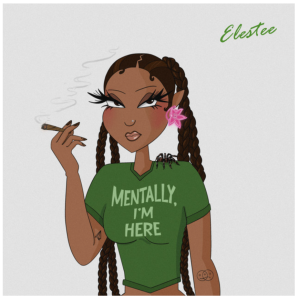 Elestee - 'Mentally, I'm Here' Cover Art