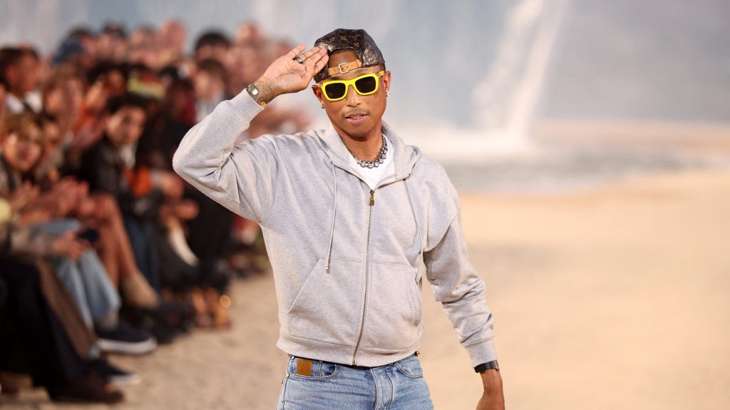 Pharrell Williams Debuts New Music at Louis Vuitton SS27 Show