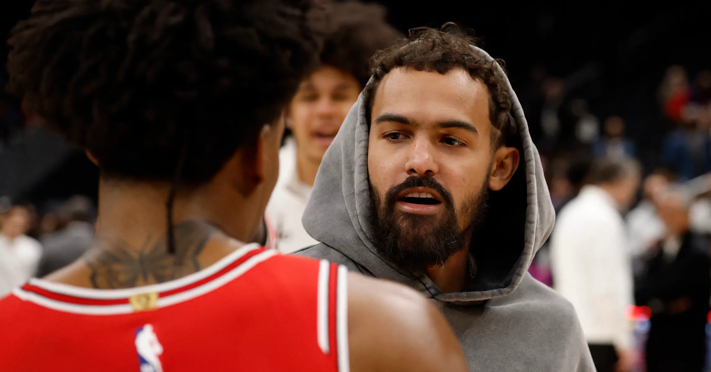 Trae Young Sparks Sneaker Hype With Blurred Air Jordans
