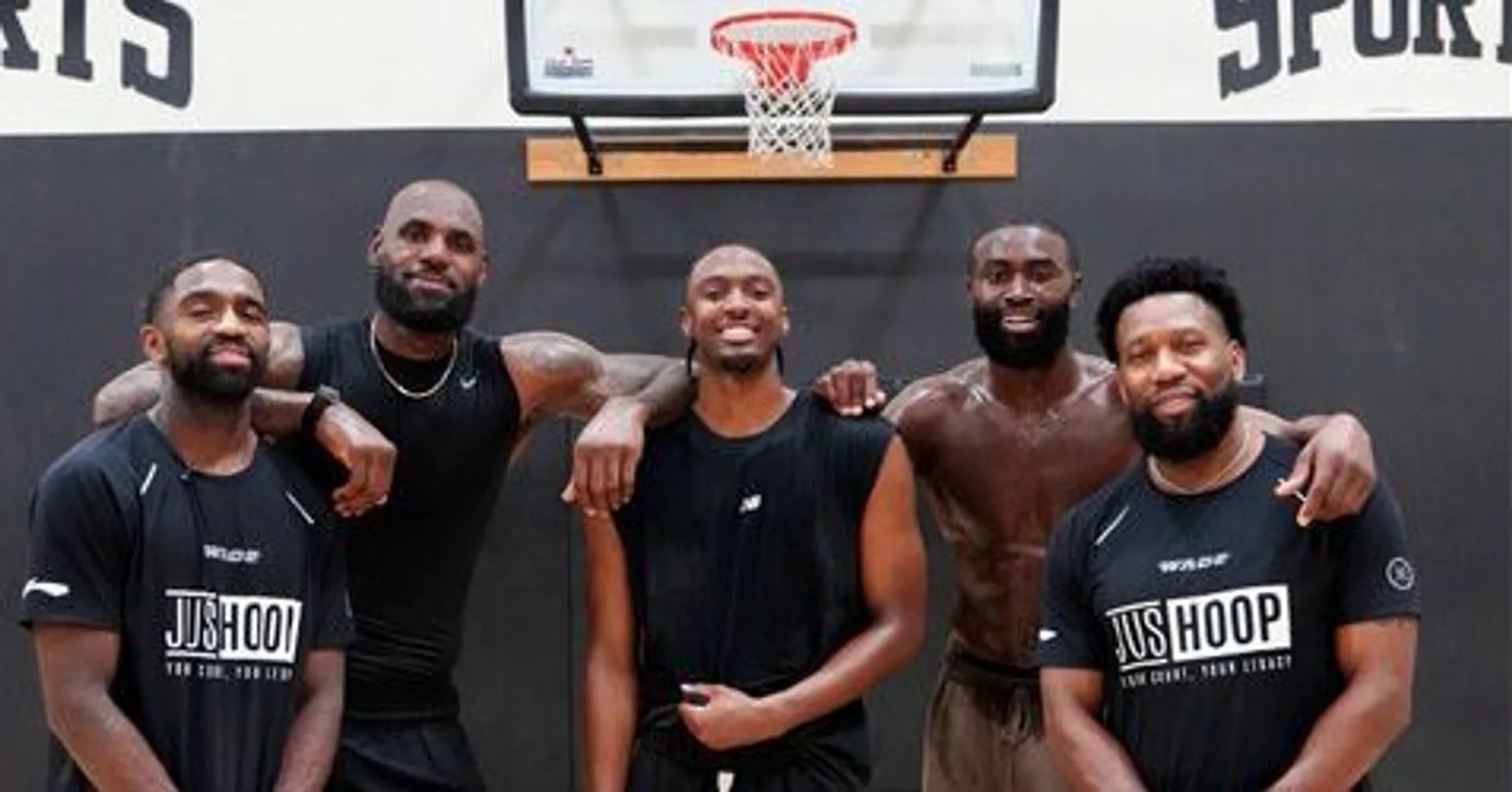LeBron James, Jaylen Brown, and Tyrese Maxey Hit the Gym